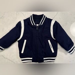 NWT - Baby Gap Varsity Jacket 12-18mo